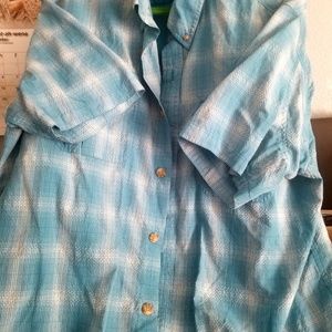 DULUTH - Mens casual button shirt, short sleeve